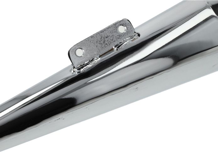 Auspuff Tomos 2L / 3L 28mm Homoet P4 Chrom Exclusiv
