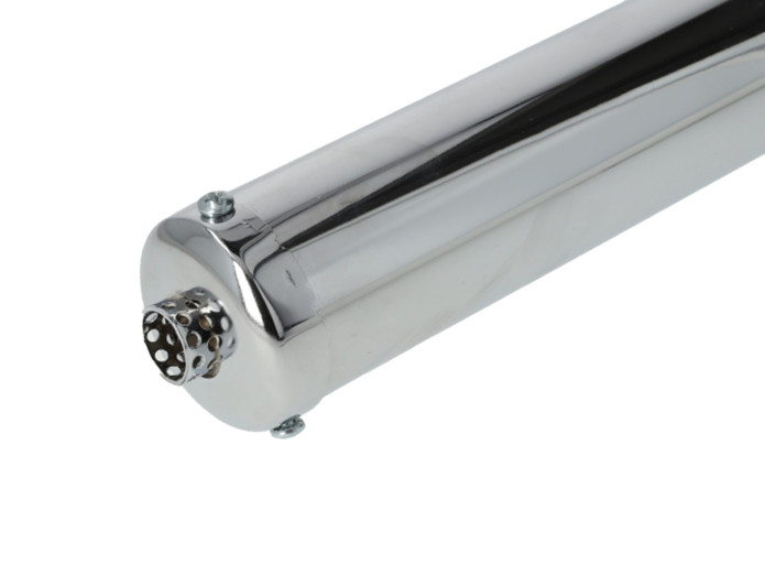 Auspuff Tomos 2L / 3L 28mm Homoet P4 Chrom Exclusiv