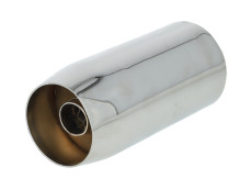 Exhaust silencer universal 28mm RS cigar chrome end tip Exhaust silencer universal 28mm RS cigar chrome end tip
