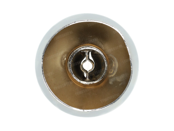 Exhaust silencer universal 28mm RS cigar chrome end tip