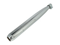 Uitlaat demper 28mm Tomos 2L / 3L / 4L / universeel chroom 550mm