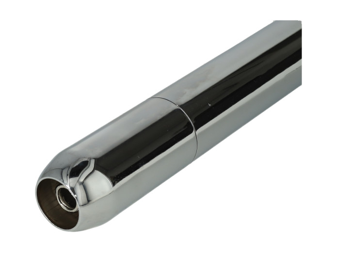 Auspuff dämpfer 28mm Tomos 2L / 3L / 4L / Universal Chrom 550mm