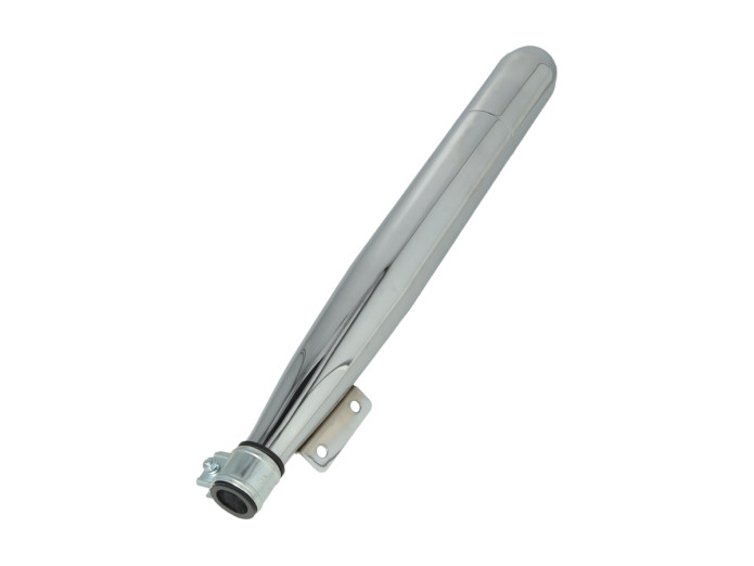 Auspuff dämpfer 28mm Tomos 2L / 3L / 4L / Universal Chrom 550mm