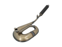 Uitlaat Tomos A3 / A35 25mm Tecno Circuit blank met aluminium demper zwart "special edition"