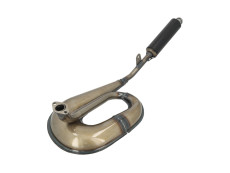 Auspuff Tomos A3 / A35 25mm Tecno Circuit Blanko mit Aluminium Dämpfer Schwarz "special edition" Auspuff Tomos A3 / A35 25mm Tecno Circuit Blanko mit Aluminium Dämpfer Schwarz "special edition"