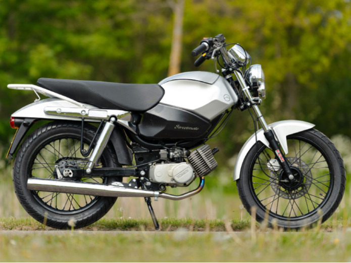 Schokbreker Tomos Revival Streetmate universeel 310mm chroom