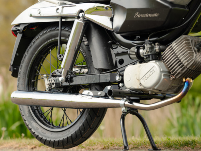 Schokbreker Tomos Revival Streetmate universeel 310mm chroom