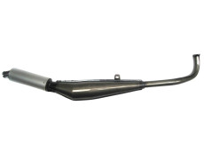 Exhaust Tomos A3 / A35 28mm Tecno Bullet blank with aluminium silencer