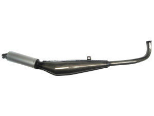 Exhaust Tomos A3 / A35 28mm Tecno Bullet blank with aluminium silencer