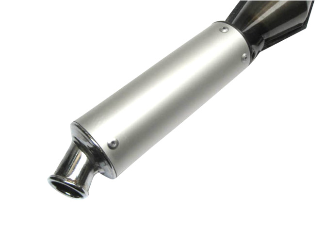 Uitlaat Tomos A3 / A35 Tecno Bullet blank aluminium demper product