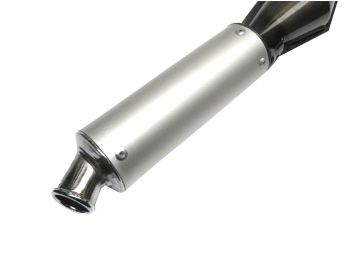 Auspuff Tomos A3 / A35 Tecno Bullet Blanko Aluminium Dämpfer