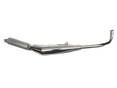 Exhaust Tomos A3 / A35 28mm Tecno Bullet chrome with aluminium silencer