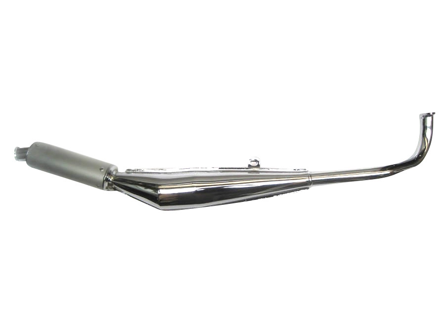 トモス☆ TOMOS チャンバー　Tecno Bullet Exhaust Tomos A3 / A35 28mm Tecno Bullet chrome with aluminium