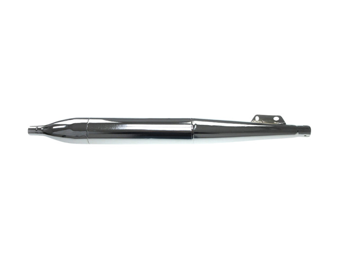 Auspuff dämpfer Universal Tomos 2L 3L 4L 28mm Zigarre Chrom