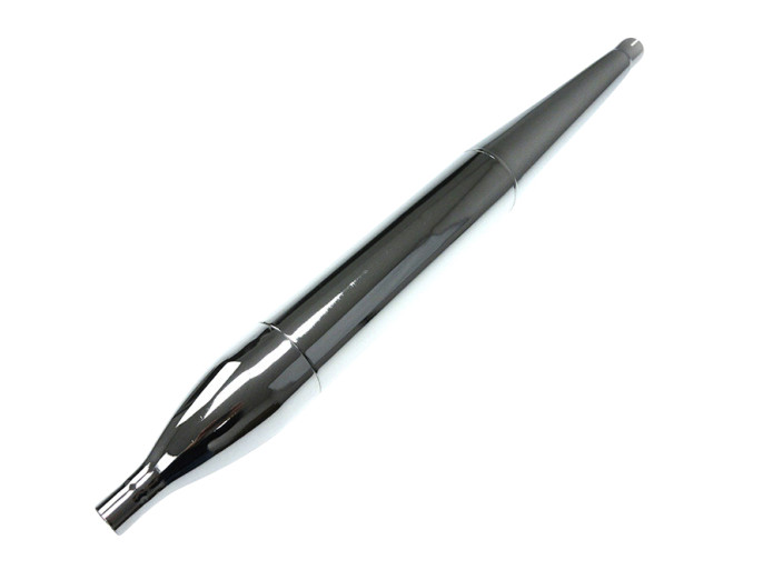 Auspuff dämpfer Universal Tomos 2L 3L 4L 28mm Zigarre Chrom