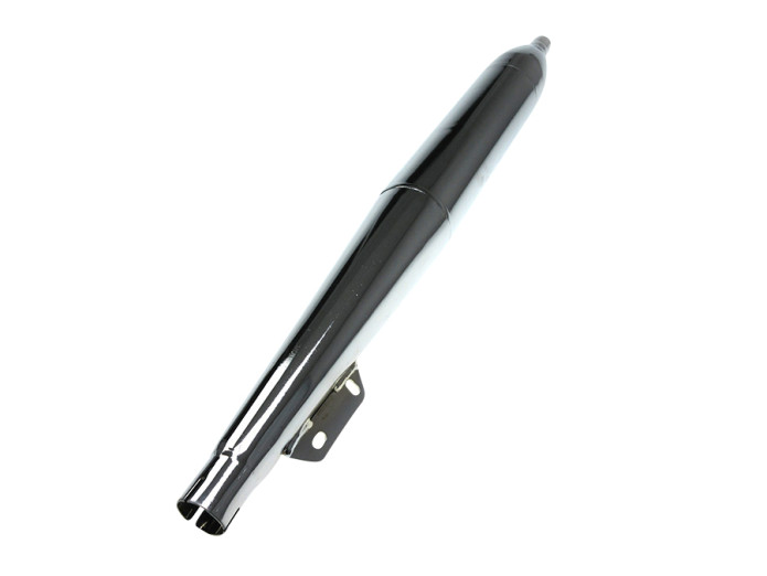 Auspuff dämpfer Universal Tomos 2L 3L 4L 28mm Zigarre Chrom
