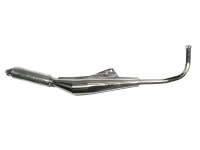 Auspuff Tomos A3 / A35 28mm Tecno Bullet Chrom mit Aluminium Tomos Revival / Youngst'R Euro2 