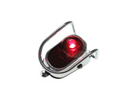 Taillight Tomos universal classic LED chrome battery powered