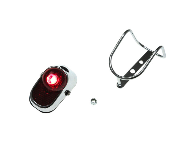 Rücklicht Tomos Universal Classic LED Chrom Batteriebetrieb product