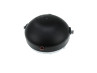 Headlight round 130mm cross with grill black with chrome (P26S / SV8.5) thumb extra