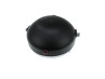 Headlight round 130mm cross with grill black with chrome (BA20D) thumb extra