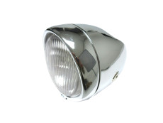 Headlight round 130mm egg model large model chrome GUIA