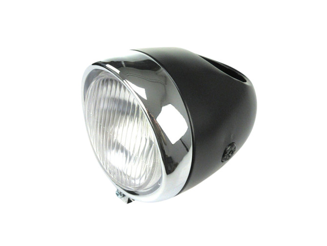 Headlight round 130mm egg model large model black GUIA product