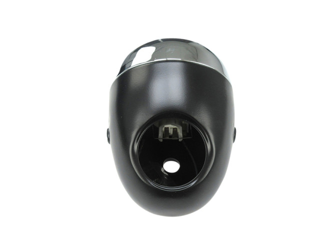 Headlight round 130mm egg model large model black GUIA product
