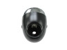 Headlight round 130mm egg model large model black with chrome GUIA thumb extra