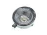 Headlight round 130mm classic chrome  thumb extra