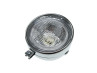 Koplamp rond 130mm classic chroom Koplamp rond 130mm classic chroom