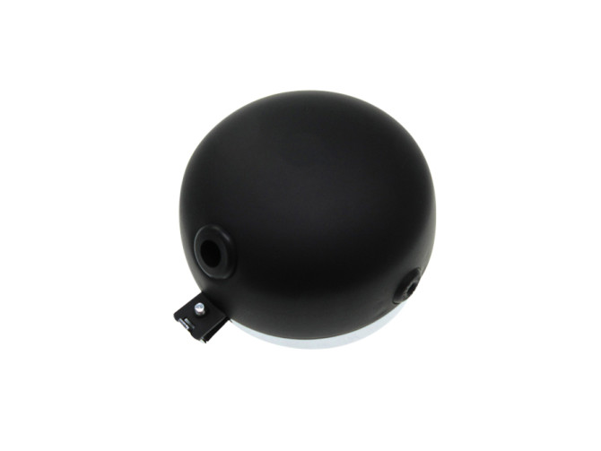 Headlight round 130mm black classic with chrome product