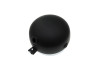 Headlight round 130mm black classic with chrome thumb extra