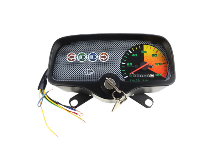 Speedometer cockpit 80’s oldskool GUIA 120 km/h universal type 1 product