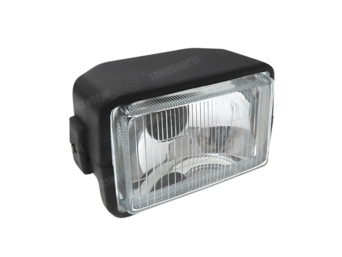 Headlight square 150mm black replica Tomos A3 / A35 main