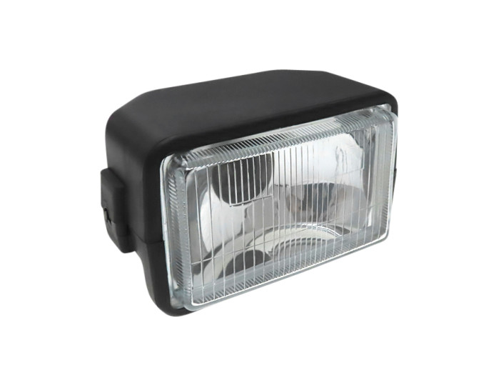 Koplamp vierkant 150mm zwart imitatie Tomos A3 / A35