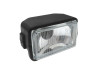 Tomos Headlamp A35 square black Headlight square 150mm black replica Tomos A3 / A35