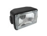 Koplamp vierkant 150mm zwart imitatie Tomos A3 / A35