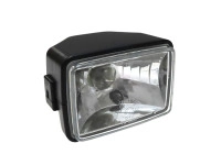 Koplamp vierkant 150mm Tomos A3 / A35 helder glas A-kwaliteit 