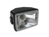 Tomos Headlamp A35 square black Headlight square 150mm Tomos A3 / A35 clear glass A-quality