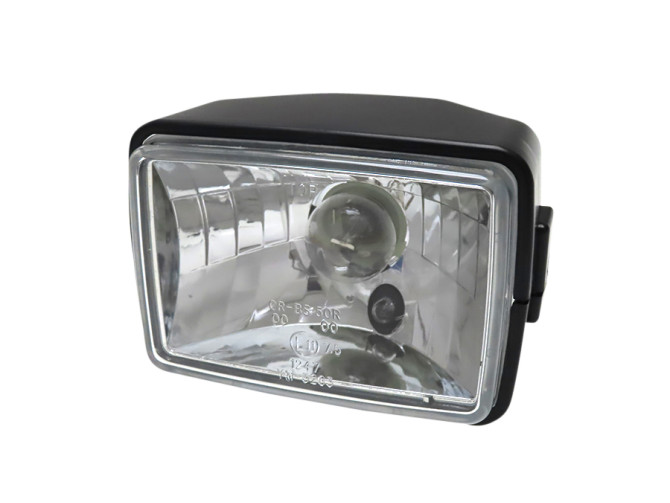Headlight square 150mm Tomos A3 / A35 clear glass A-quality product