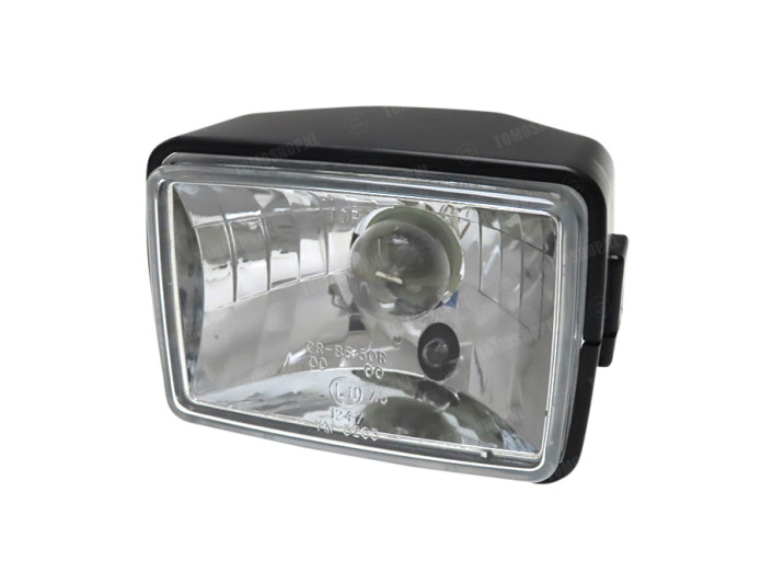 Headlight square 150mm Tomos A3 / A35 clear glass A-quality