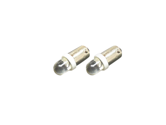 Birne BA9s 6V / 12V LED Rücklicht Weiß (2 Stück) product