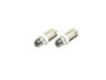 Lamp BA9 6V / 12V achterlicht wit LED Bollard (2 stuks) Lamp BA9 6V / 12V achterlicht wit LED Bollard (2 stuks)