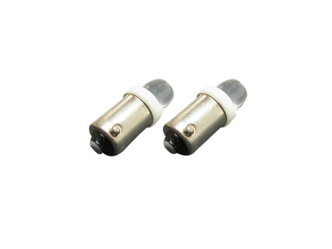 Birne BA9s 6V / 12V LED Rücklicht Weiß (2 Stück) product