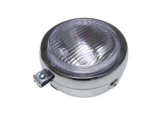 Headlight round 130mm chrome