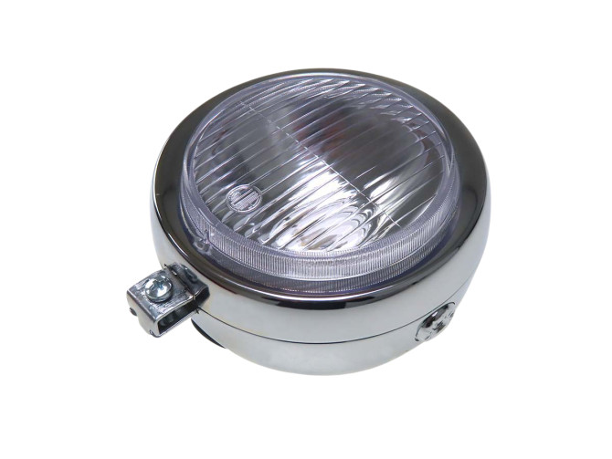 Headlight round 130mm chrome product