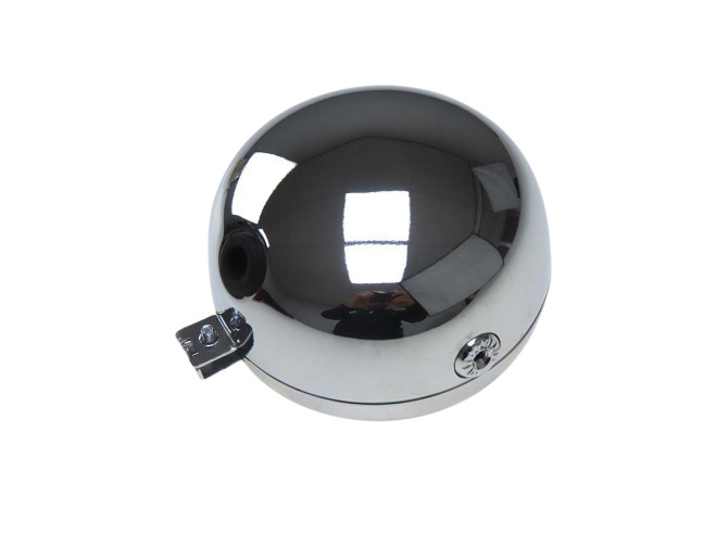Headlight round 130mm Maxi chrome GUIA with grill product