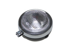 Headlight round 130mm black 