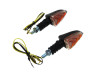 Knipperlicht universeel LED model pijl zwart set thumb extra